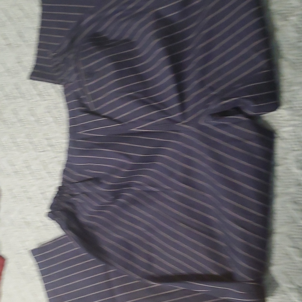 Navy blue pinstripe pants - Picture 5 of 5
